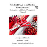 Yasuda - Christmas Melodies For 4 Violins, Volume I: Contemporary & Classical Arr. - Dig. Download