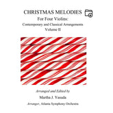 Yasuda - Christmas Melodies For 4 Violins, Volume II: Contemporary & Classical Arr. - Dig. Download