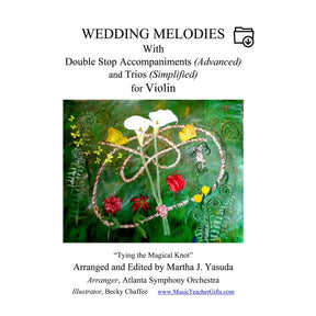 Yasuda, Martha - Wedding Melodies For Violin, Duet or Trio - Digital Download