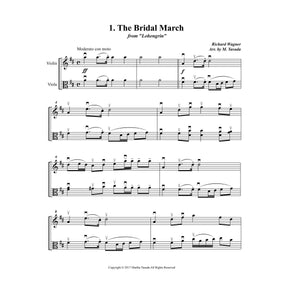 Yasuda, Martha - Wedding Melodies For Violin and Viola - Digital Download