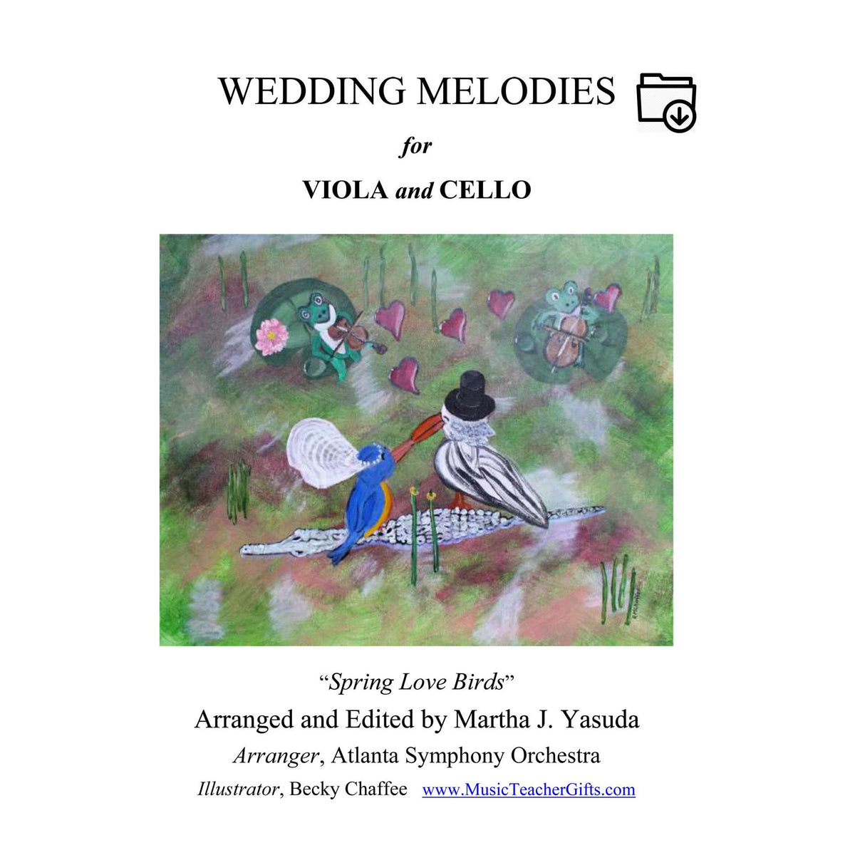 Yasuda, Martha - Wedding Melodies For Viola and Cello - Digital Download