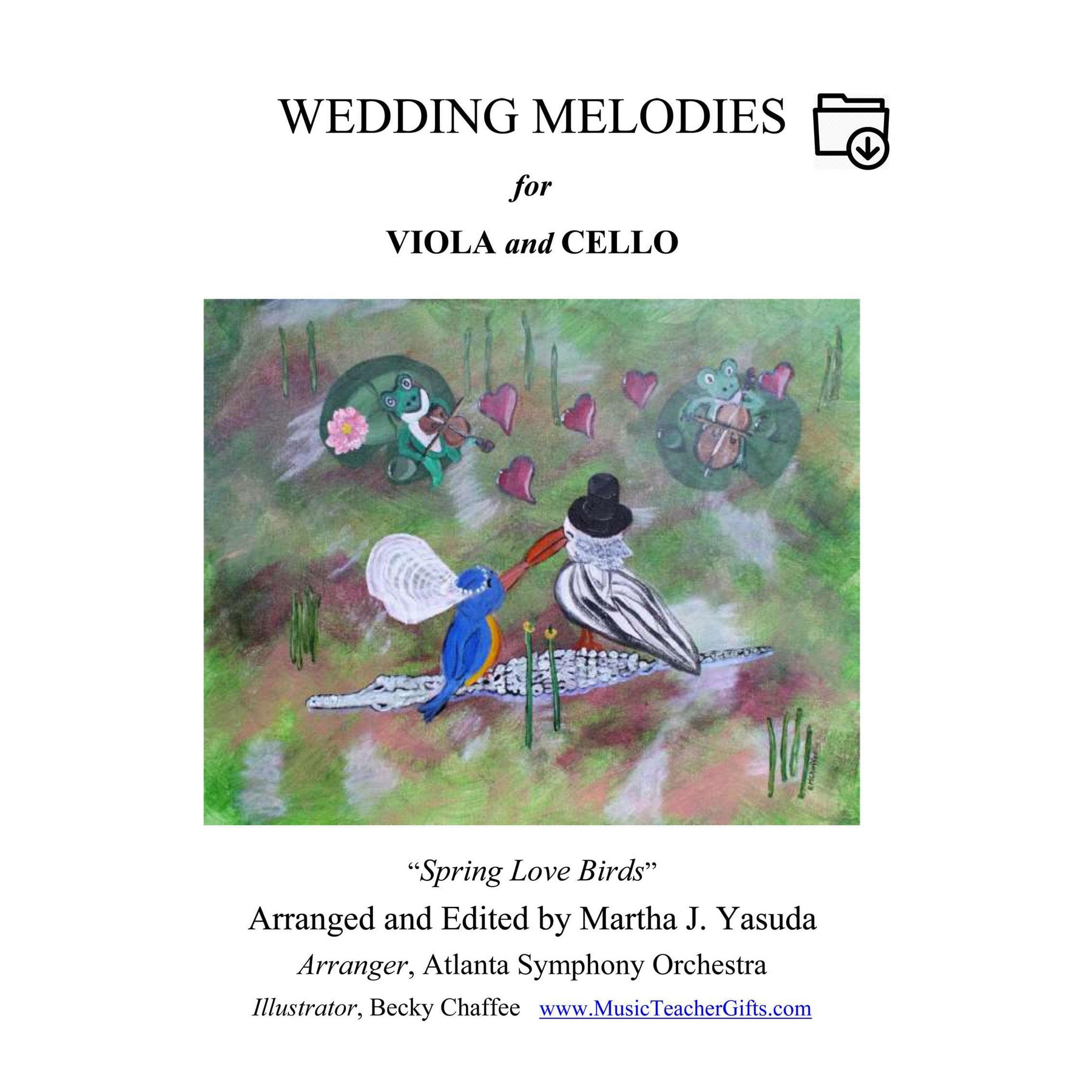 Yasuda, Martha - Wedding Melodies For Viola and Cello - Digital Download