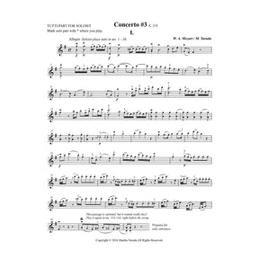 Yasuda, Martha - Mozart Concerti No. 3-5 for Three Violins (Simplified) - Digital Download