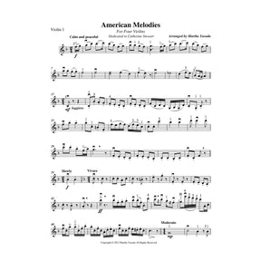 Yasuda, Martha - Cell Phone Symphony and American Melodies for Four Violins - Digital Download