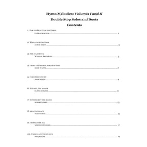 Yasuda, Martha - Hymn Melodies: Double Stop Solos and Duets For Viola, Volume II - Digital Download
