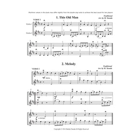 Yasuda, Martha - Favorite Melodies: Double Stop Solos and Duets for Violin, Volume I - Digital Download