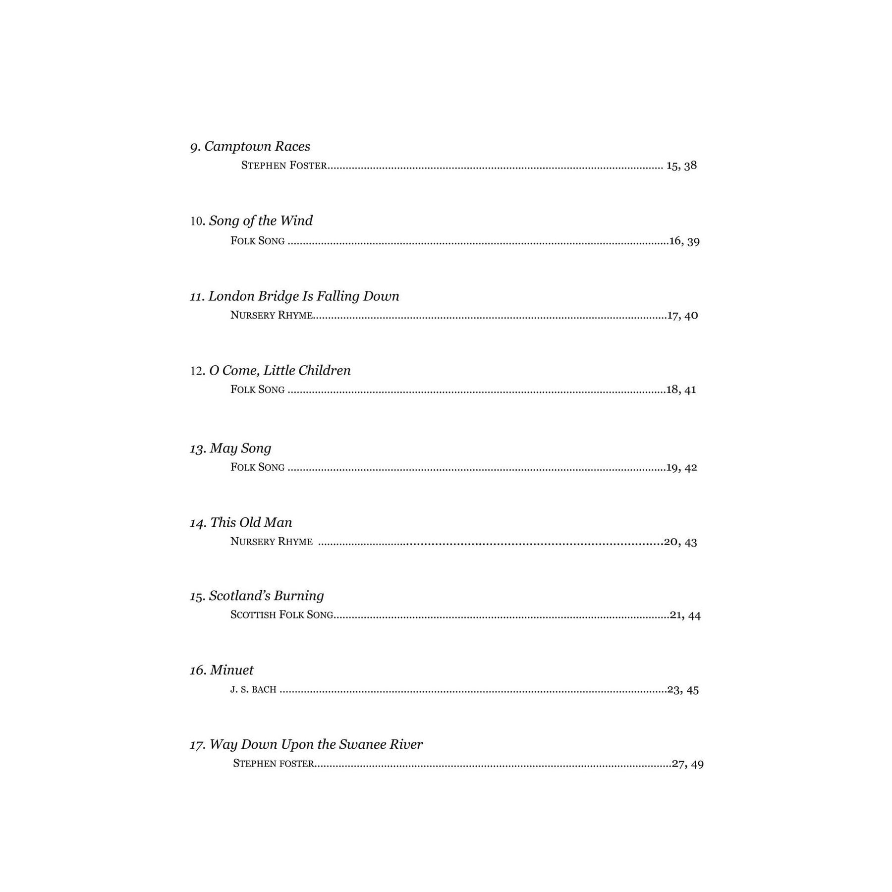 Yasuda, Martha - Favorite Melodies: Double Stop Solos and Duets for Violin, Volume II - Digital Download