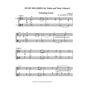 Yasuda Hymn Melodies Violin & Viola Vol 1 Digital