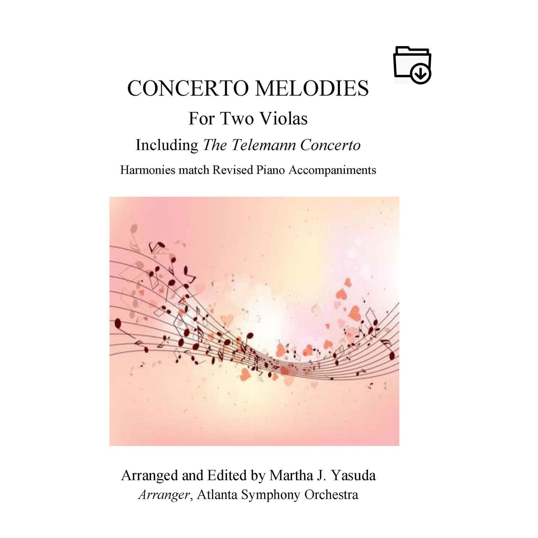 Yasuda, Martha - Concerto Melodies for Two Violas - Digital Download