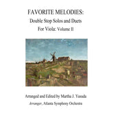 Yasuda, Martha - Favorite Melodies: Double Stop Solos and Duets for Viola, Volume II - Digital Download