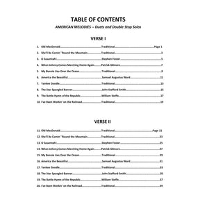 Yasuda, Martha - American Melodies: Double Stop Solos and Duets for Cello, Volume II - Digital Download