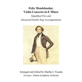 Yasuda - The Mendelssohn Violin Concerto: Trio & Advanced Double Stop Accomp - Dig. Download