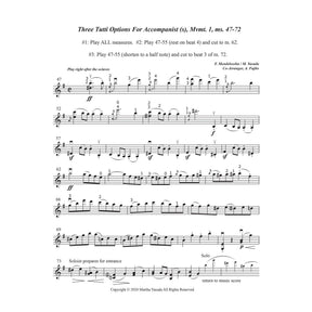 Yasuda - The Mendelssohn Violin Concerto: Trio & Advanced Double Stop Accomp - Dig. Download