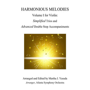 Yasuda - Harmonious Melodies for Violin, Volume 1: Trios & Double Stop Accoms - Dig. Download