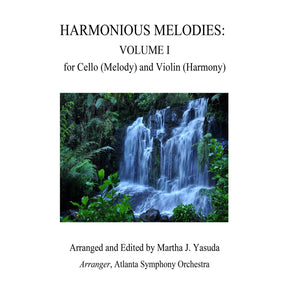 Yasuda, Martha - Harmonious Melodies For Cello (Melody) and Violin (Harmony) Suzuki 1B, 2 & 3 - Digital Download