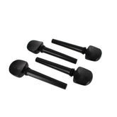 Set of Standard Ebony Cello Pegs