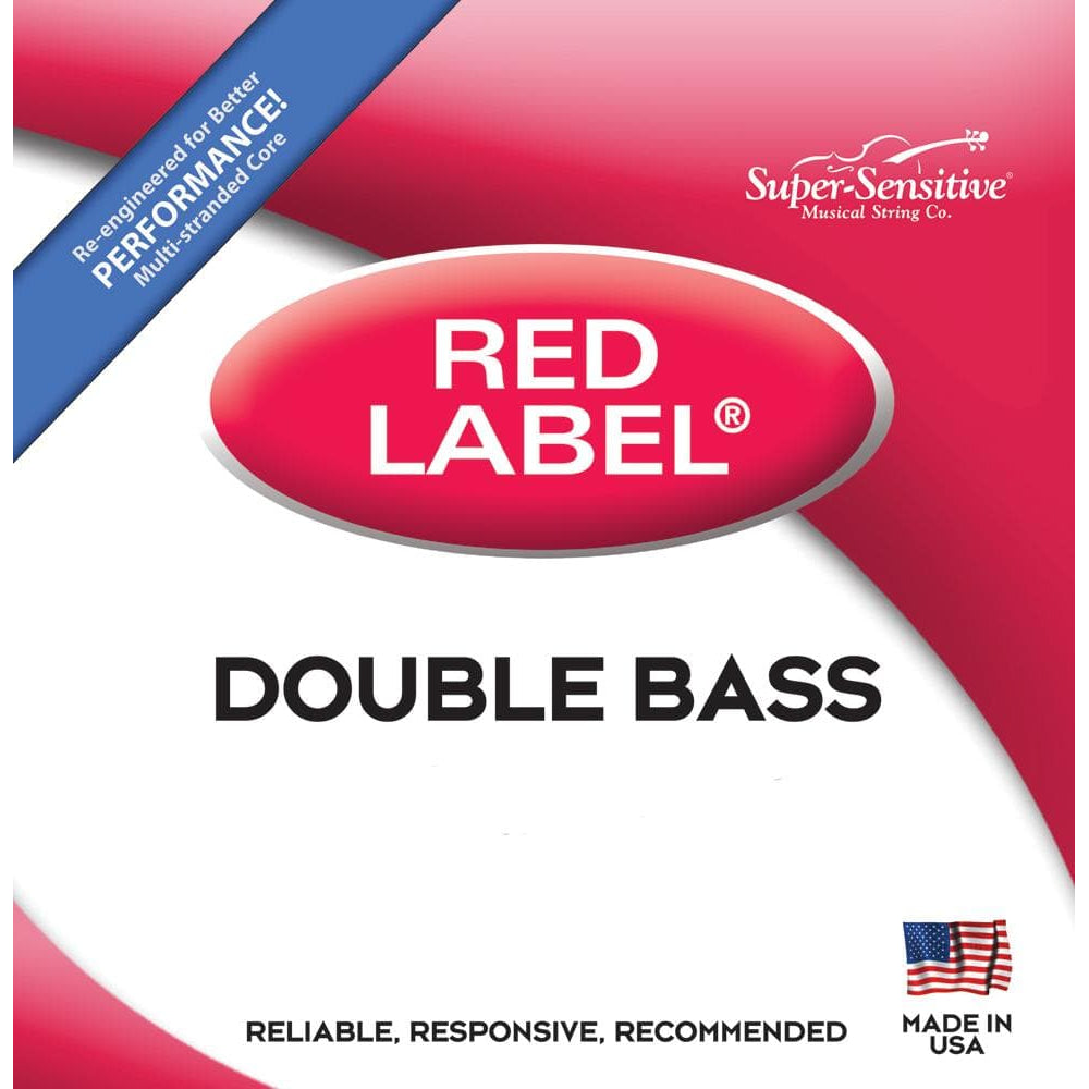 Super-Sensitive Red Label Double Bass D String