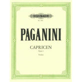 Paganini, Niccolo - 24 Caprices for Violin, Op 1 - Solo Violin - edited by Carl Flesch - Peters