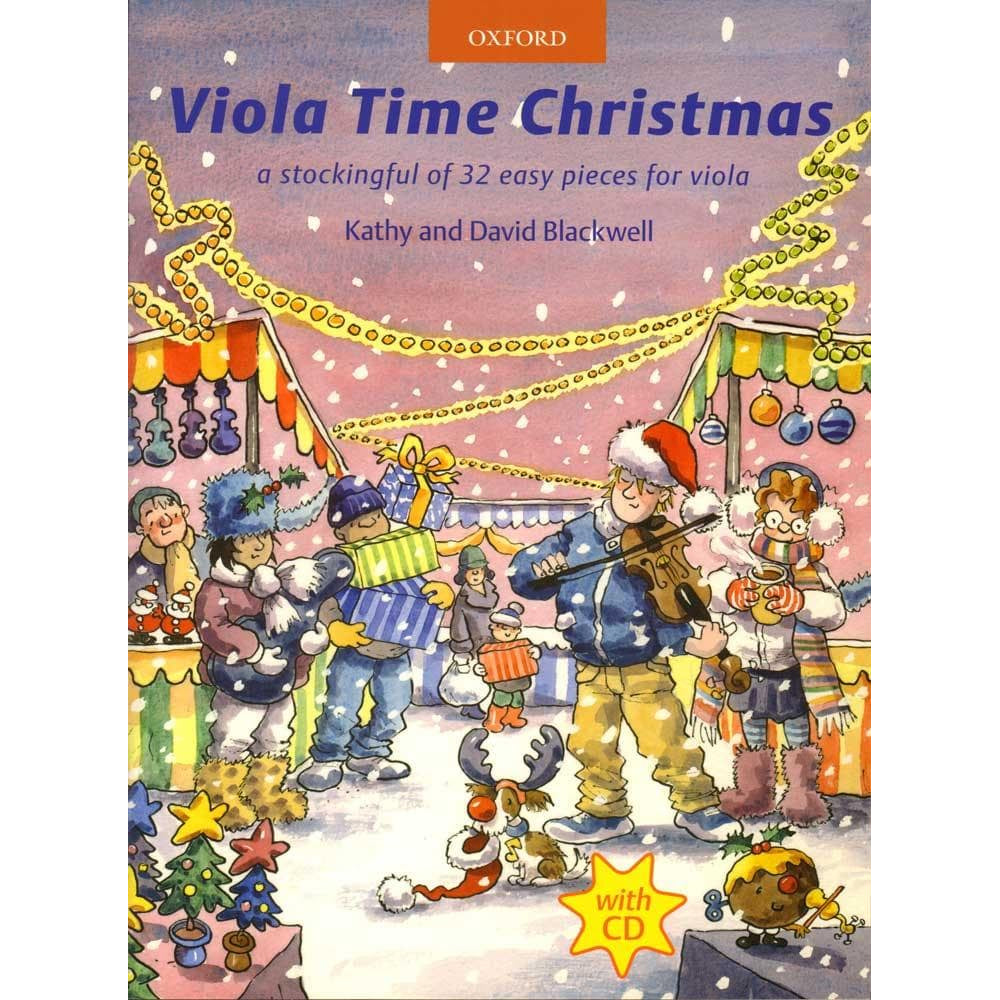 Blackwell, Kathy and David  - Viola Time Christmas - for Viola - Book/CD - Oxford University Press Publication