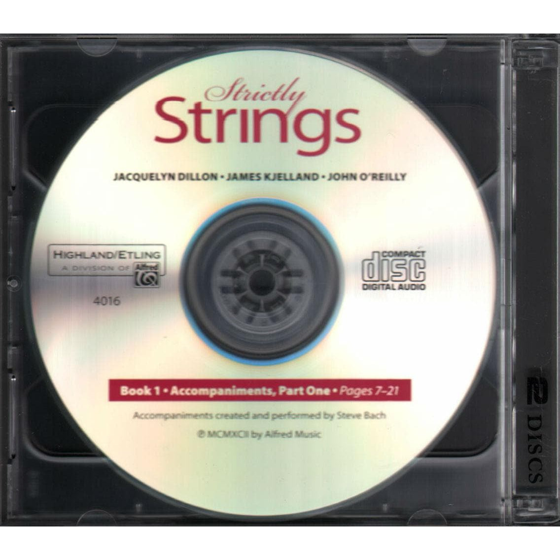 Strictly Strings Series 2 Cd Set to Book 1 By James Kjelland Published by Alfred Music Publishing