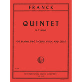 Franck, César - Piano Quintet in f minor - Two Violins, Viola, Cello, and Piano - International Edition