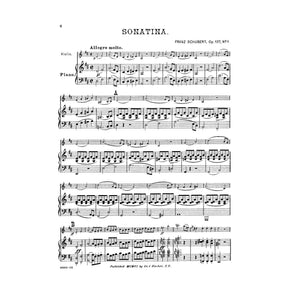 Schubert, Franz - Three Sonatinas Op 137 For Violin and Piano Edited by Fischer Published by Carl Fischer