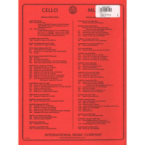 Prokofiev, Sergey - Cello Sonata in C Major, Op 119 - for Cello and Piano - edited by Rostropovich - International Music Company