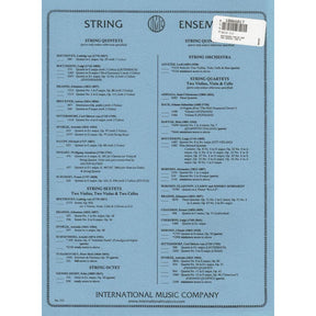 Beethoven, Ludwig - 12 German Dances WoO 8 for Two Violins and Viola - Arranged by May - International Edition