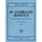 Haydn, Franz Joseph - 30 Celebrated Quartets, Volume 1 - String Quartet - edited by Reinhold Jockisch - International Edition