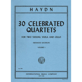 Haydn, Franz Joseph - 30 Celebrated Quartets, Volume 1 - String Quartet - edited by Reinhold Jockisch - International Edition