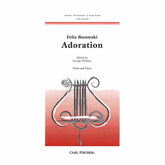 Borowski, Felix - Adoration for Violin and Piano - Arranged by Perlman - Fischer Edition