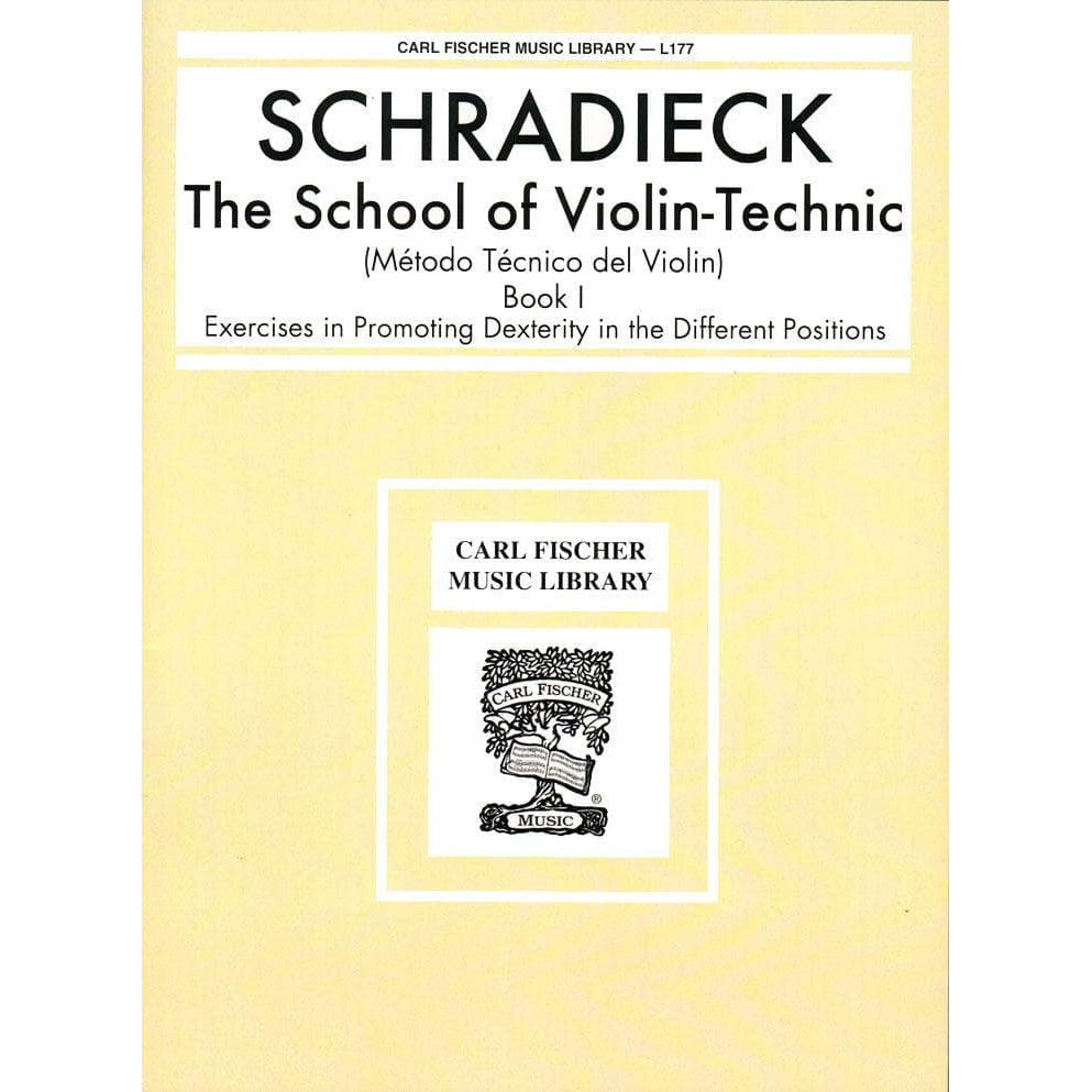 Schradieck, Henry - School of Violin-Technic, Book 1 - for Violin - Carl Fischer
