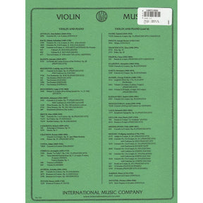 Tartini, Giuseppe - Violin Sonata in G Minor, "Devil's Trill" - Violin and Piano - edited by Fritz Kreisler - International Music Company