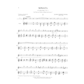 Handel, George Frideric - Sonata in F Major, Op 1, No 11, HWV 369 - Flute (or Violin or Oboe) and Guitar - edited by Allen Krantz - International Edition
