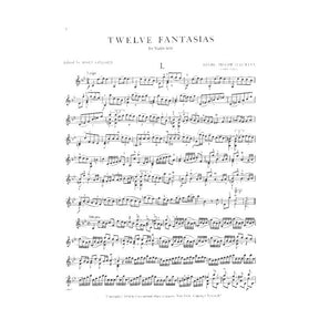 Telemann, Georg Philipp - 12 Fantasias for Solo Violin, TWV 40:14-40:25 - edited by Josef Gingold - International Music Company