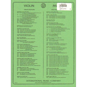 Telemann, Georg Philipp - 12 Fantasias for Solo Violin, TWV 40:14-40:25 - edited by Josef Gingold - International Music Company