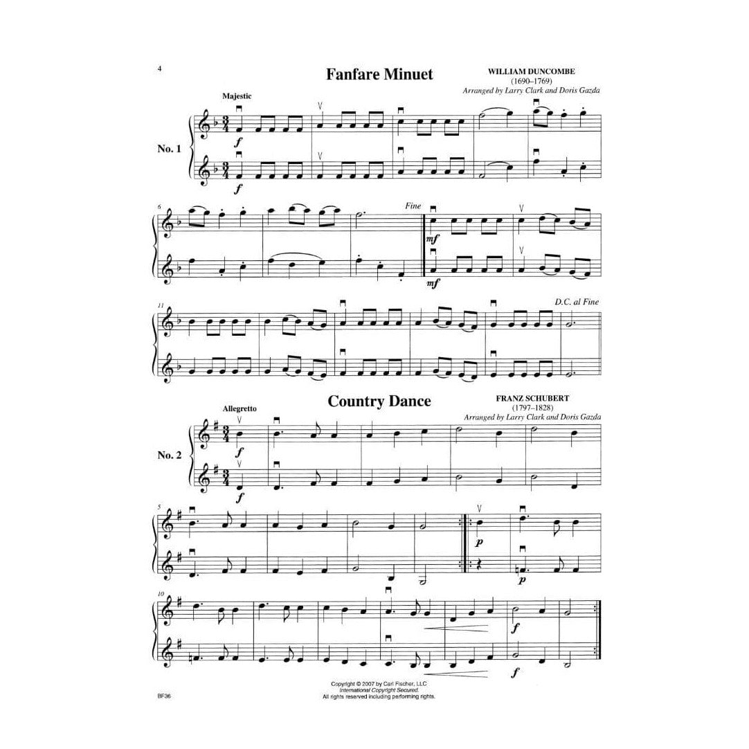 Gazda / Clark - Progressive Duets, Volume 1 - Violin - Carl Fischer