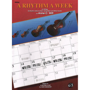 Witt - A Rhythm a Week, Viola Published by Alfred Music