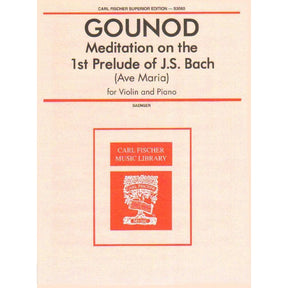 Charles Gounod - Meditation on the First Prelude of JS Bach (Ave Maria) - Violin and Piano - Saenger