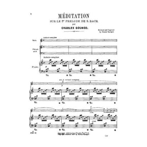 Charles Gounod - Meditation on the First Prelude of JS Bach (Ave Maria) - Violin and Piano - Saenger