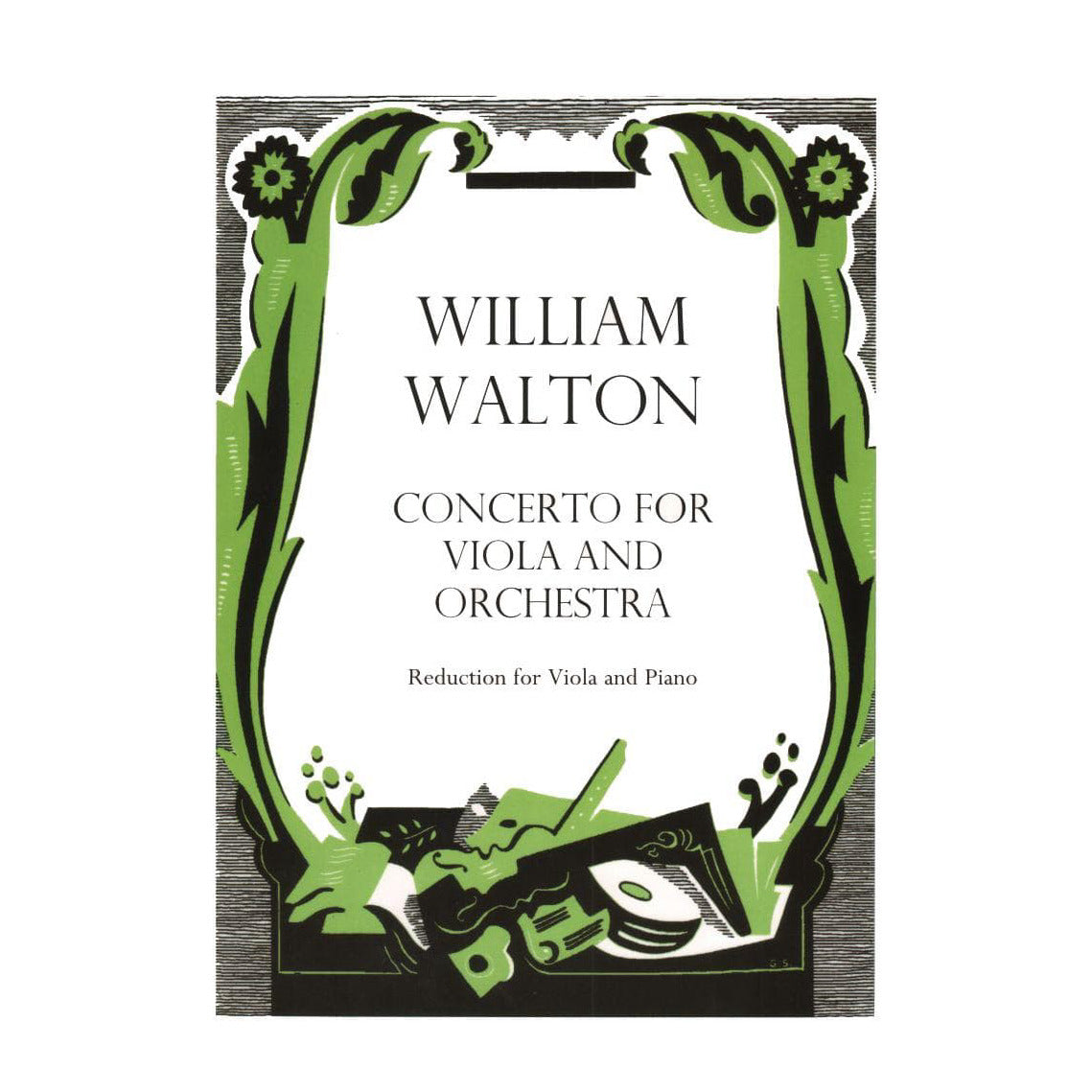 Walton, William - Concerto For Viola ( 1929 Revised 1962 ) With Piano Reduction Published by Oxford University Press