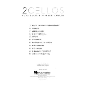 2 Cellos, Luka Sulic and Stjepan Hauser - for Two Cellos - edited by Peter Thomas - Hal Leonard