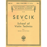 Sevcik, Otakar - School of Violin Technique, Op 1, Part 1 - for Violin - G Schirmer