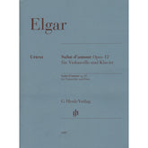 Elgar, Edward - Salut d'amour, Opus 12 - for Cello and Piano - edited by Rupert Marshall-Luck - G Henle URTEXT