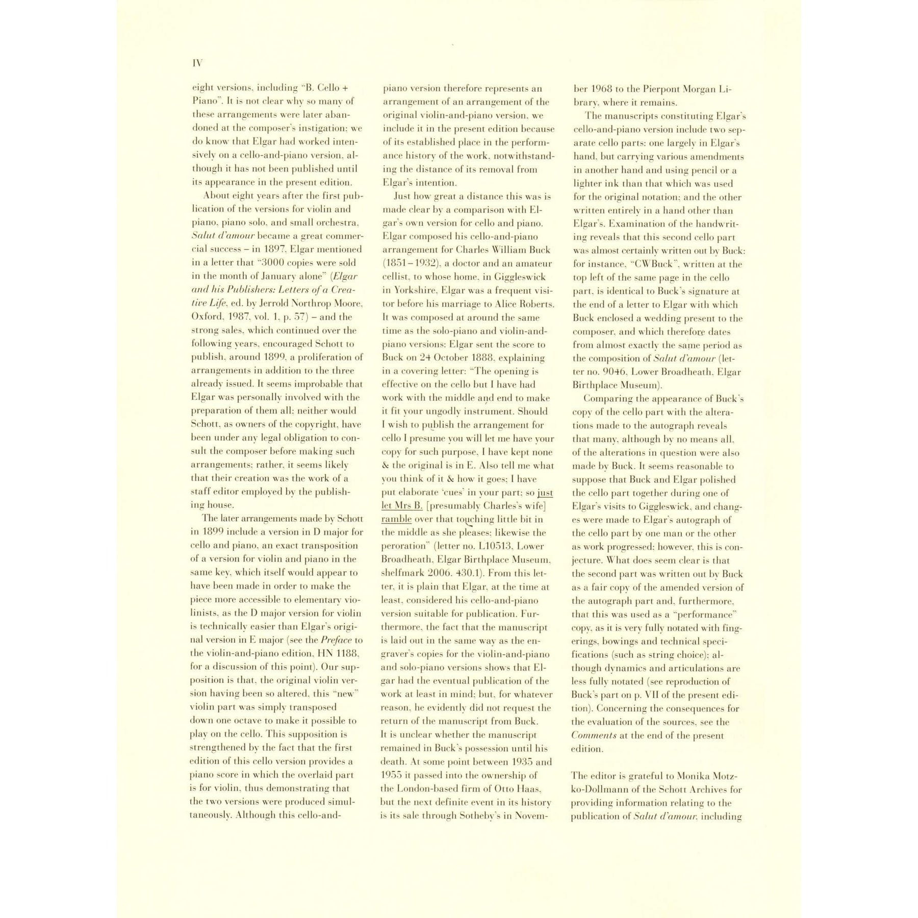 Elgar, Edward - Salut d'amour, Opus 12 - for Cello and Piano - edited by Rupert Marshall-Luck - G Henle URTEXT