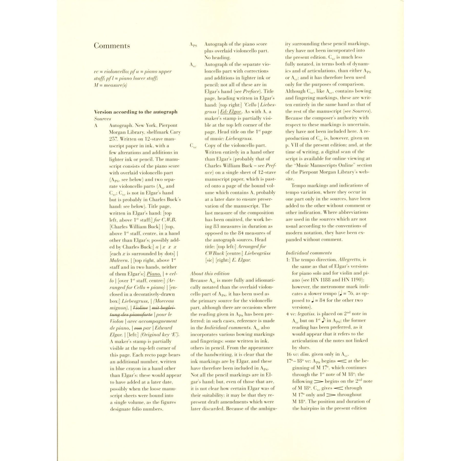 Elgar, Edward - Salut d'amour, Opus 12 - for Cello and Piano - edited by Rupert Marshall-Luck - G Henle URTEXT