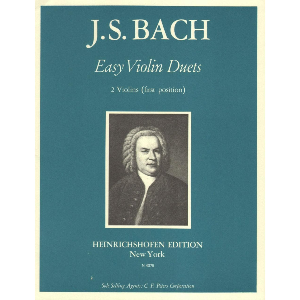 Bach, JS - Easy Violin Duets for Two Violins - Heinrichshofen's Verlag Edition