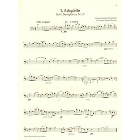 The Cello Playlist - 50 Popular Classics - arranged by Barrie Carson Turner - for Cello with Online Audio or Printable Piano Accompaniment - Schott