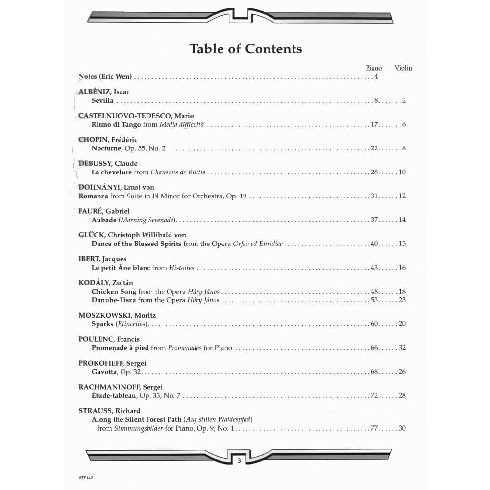 Heifetz, Jascha - The Heifetz Collection, Volume 3: Arrangements and Transcriptions - Violin and Piano - Carl Fischer Edition