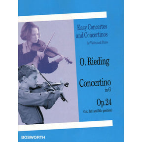 Rieding, Oscar - Concertino In  G Major Op 24 For Violin and Piano Published by Bosworth & Co